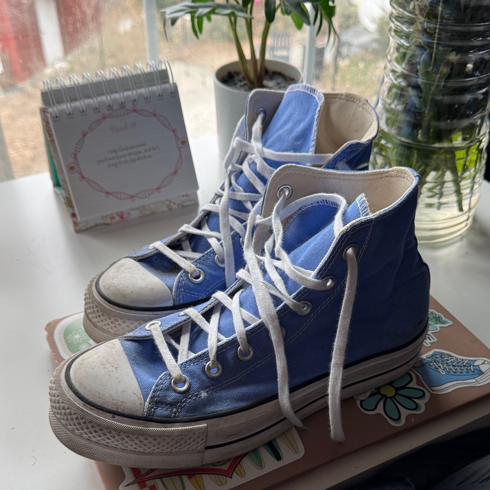 Converse Blue High-Top Sneakers